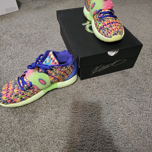 Nike - KD 14 Shoes: Lapis/Hyper Pink - Picture 5 of 7